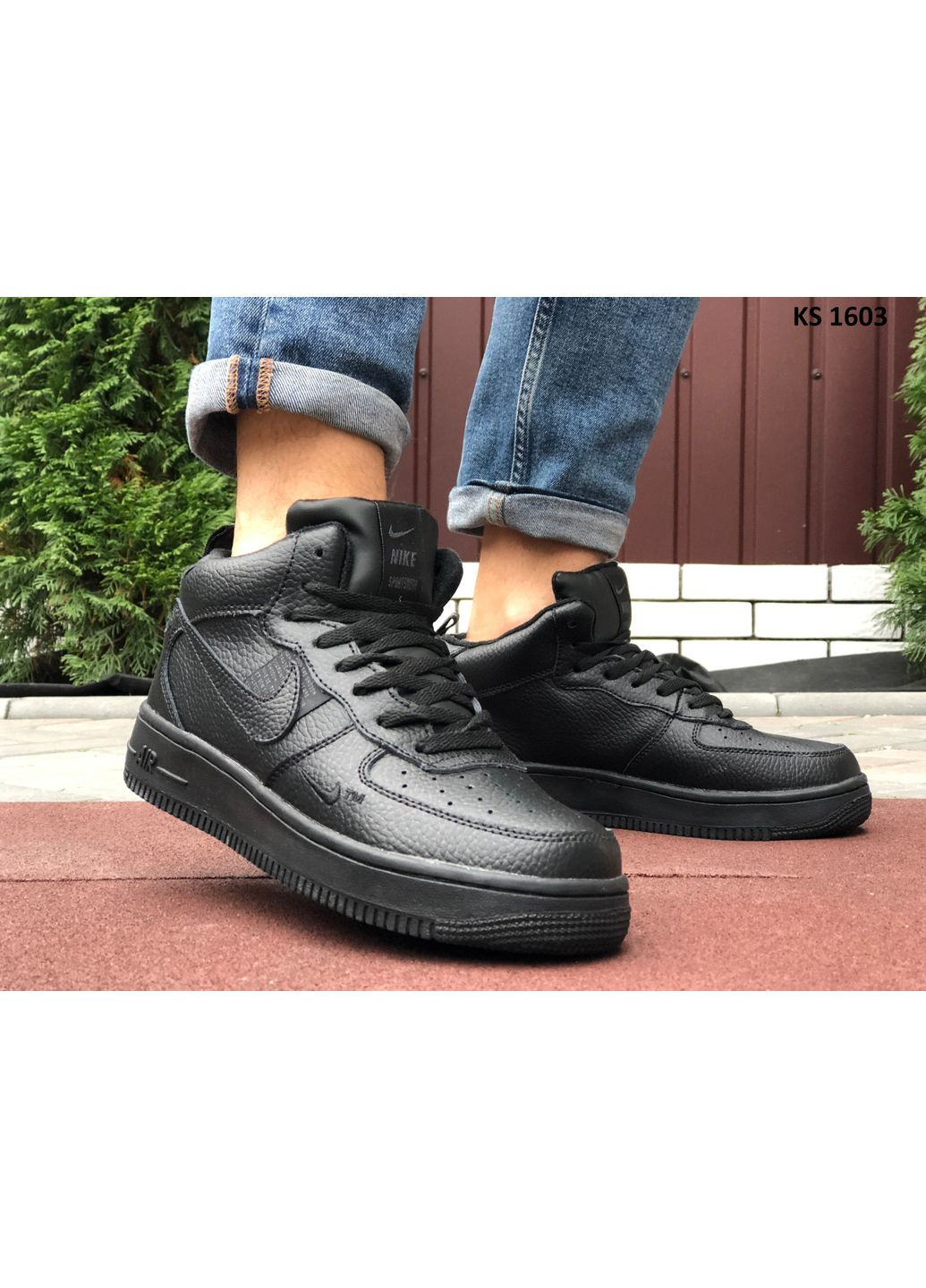 Цветные демисезонные кроссовки мужские nike air force 1 07 mid lv8 найк аир форс 1 премиум No Brand
