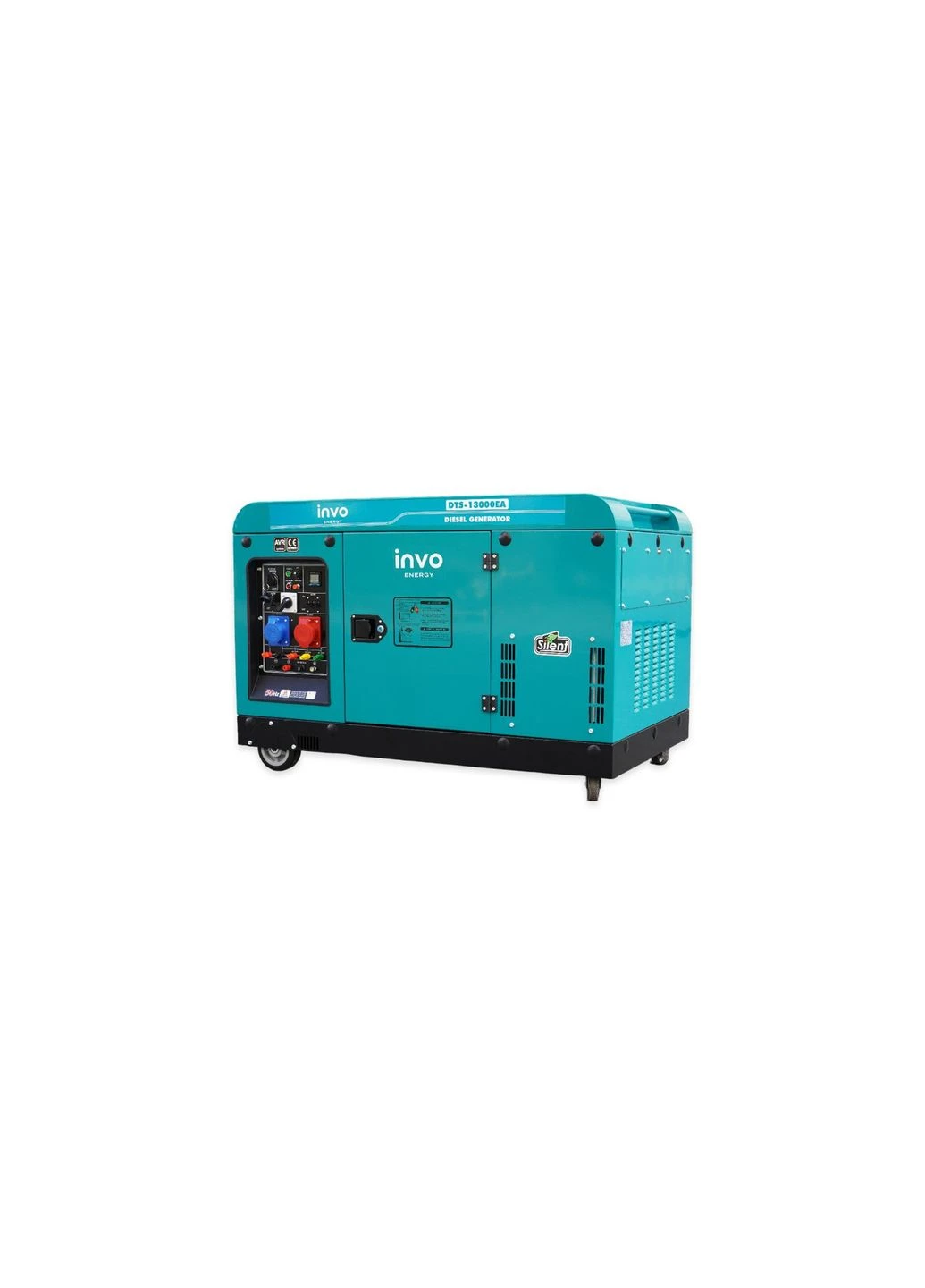 Дизельный генератор DTS-13000EA в кожухе, 12/13кВт, 230/380В INVO (323645022)