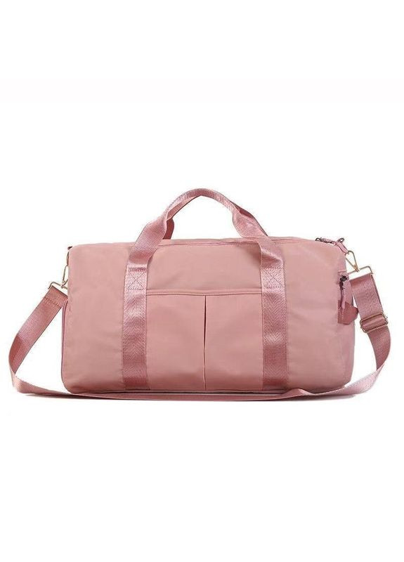Сумка спортивна жіноча, сумка для фітнесу з відділом для взуття дорожня Рожева (код: IBS142P) Bagi (331613634)