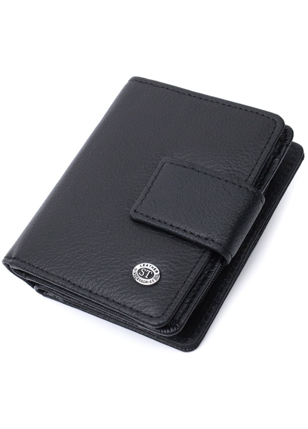 Жіночий шкіряний гаманець 10х11,5х2,5 см st leather (315872079)