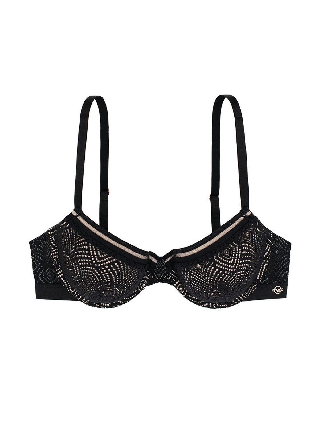 Чёрный бюстгальтер Dorina