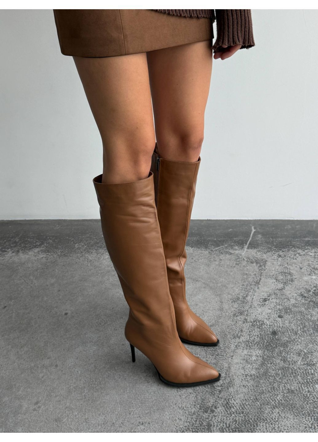 высокие сапоги No Brand