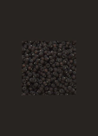 Бисер чешский Блестящий матовый 187 / 17140 калибр 10/0 Темно Упаковка 5 грамм Preciosa (316918126)