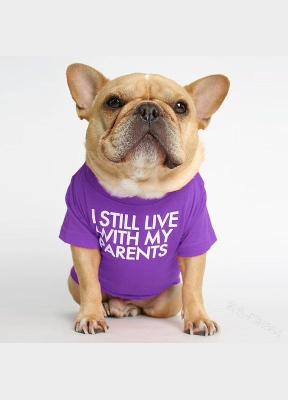 Футболка для собак Pet Style "I steel" Фиолетовая 2XL No Brand - (323234988)