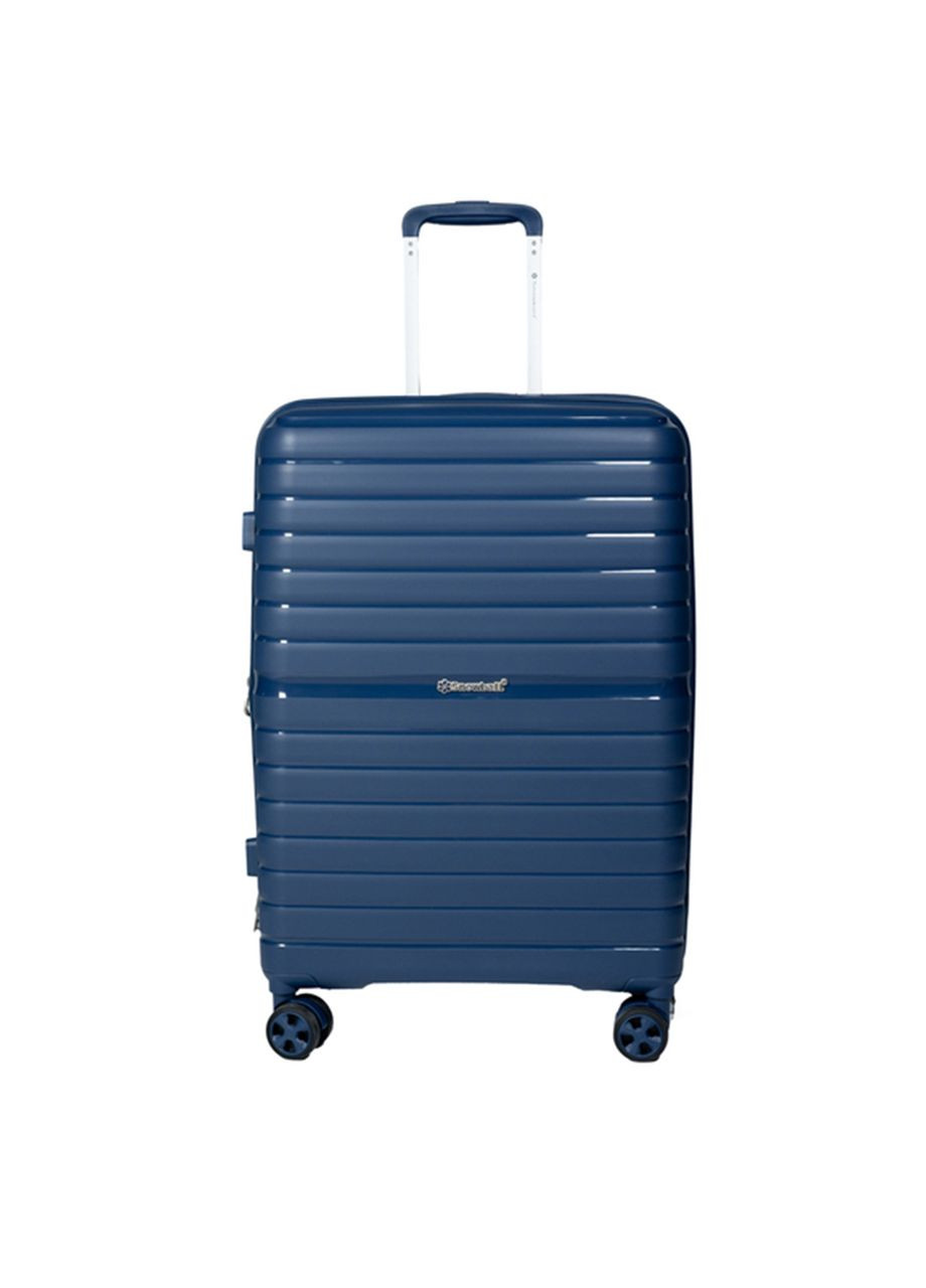 Валіза 49203 середня темно-синя (49203-M-DarkBlue) Snowball (355803896)
