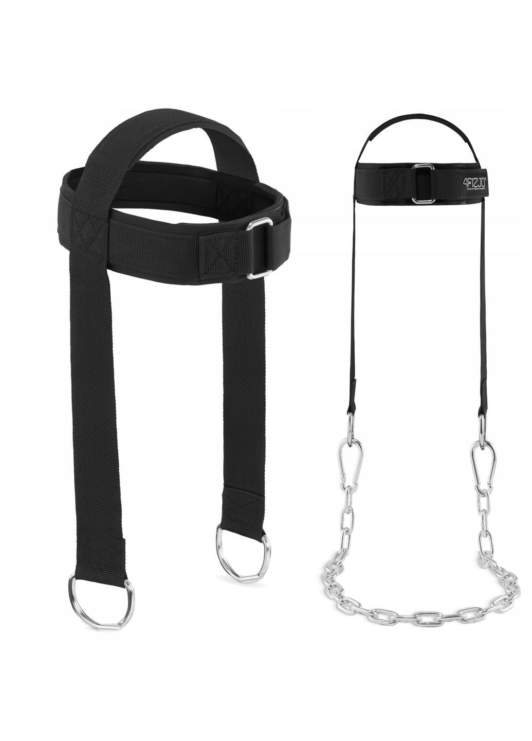 Тренажер для м'язів шиї з ланцюгом Black (P-5905973402095) 4FIZJO (316656139)