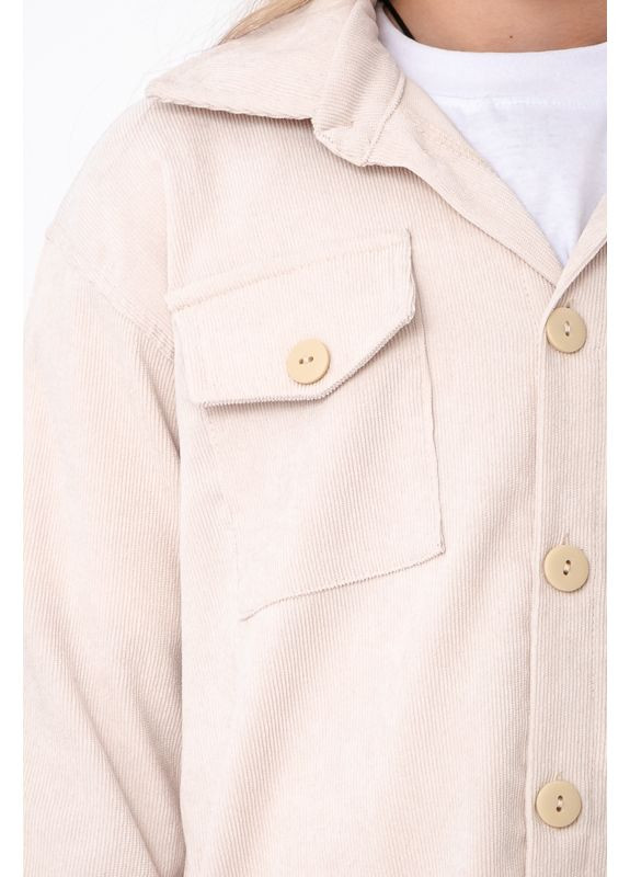 Сорочка з мікровельвету вільного крою для підлітка з кишенями (p-15449) Носи своє 6417-045 (371886701)