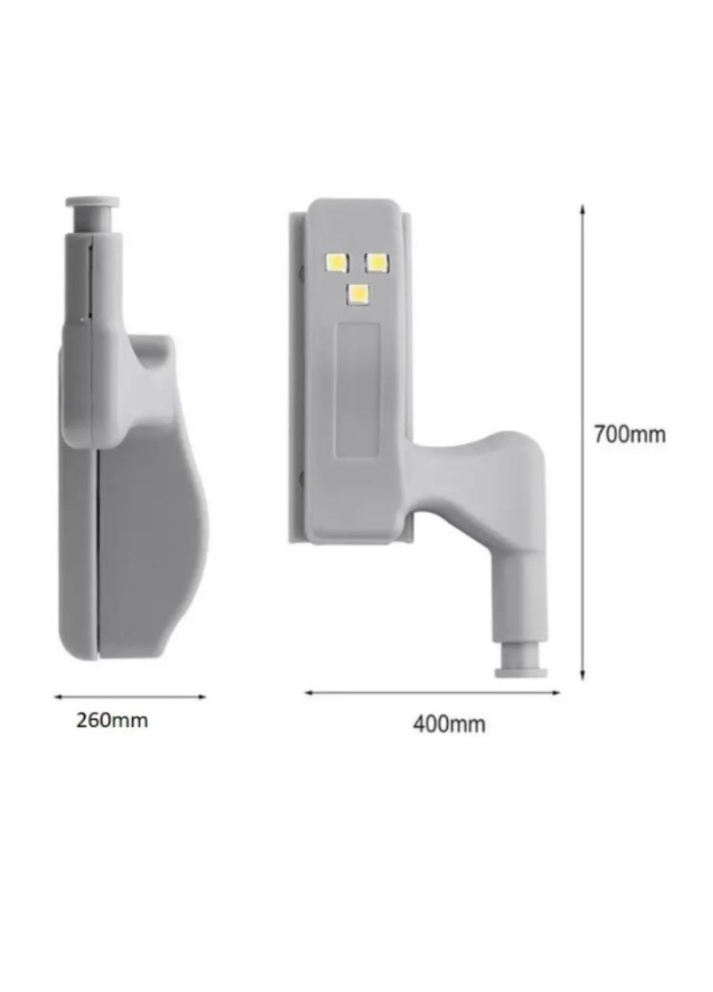 Світильник шарнірний у шафу Жовте світло (СД-205-1) No Brand (371923031)