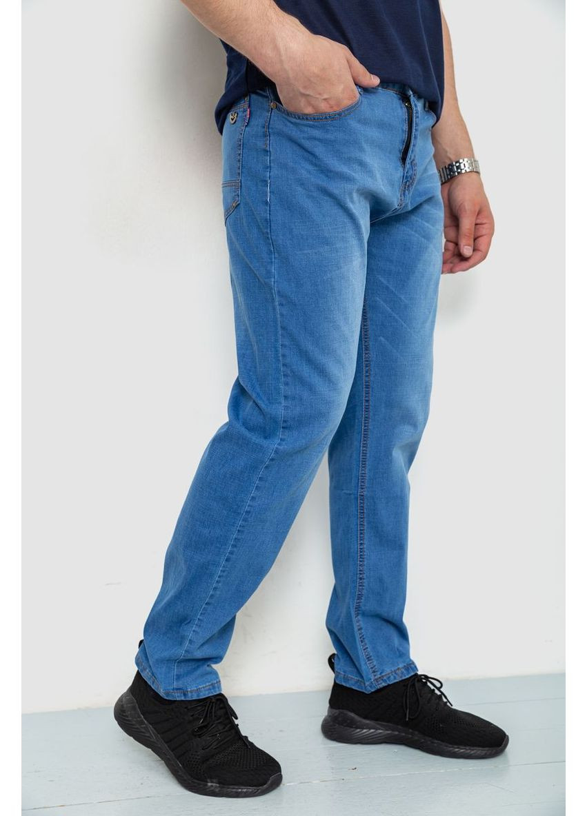 Синие демисезонные прямые джинсы мужские, 244r8163 Ager
