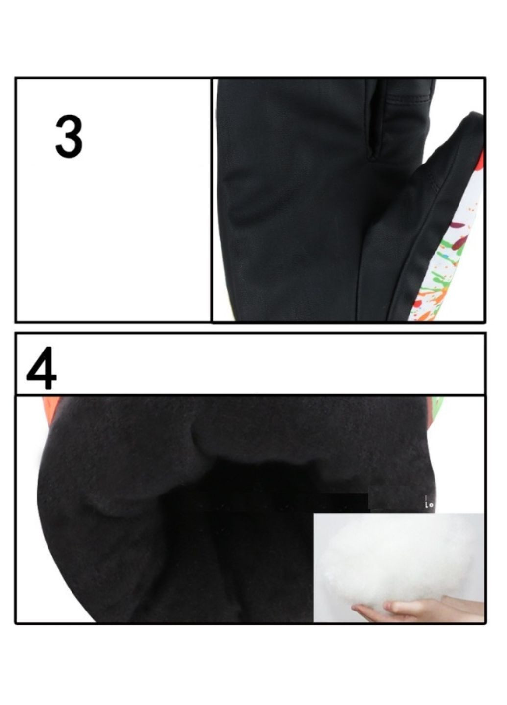 Рукавицы зимние три пальца (ЗП-1019-14) No Brand (314824492)