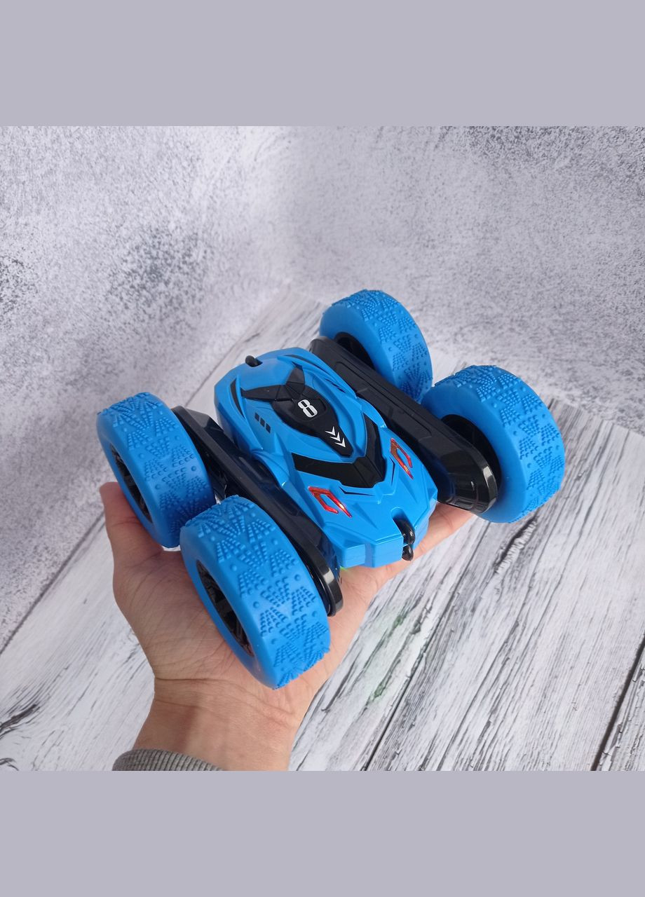 Трюкова машинка перевертень на радіокеруванні Rapidly stunt Car Синій No Brand (342369266)