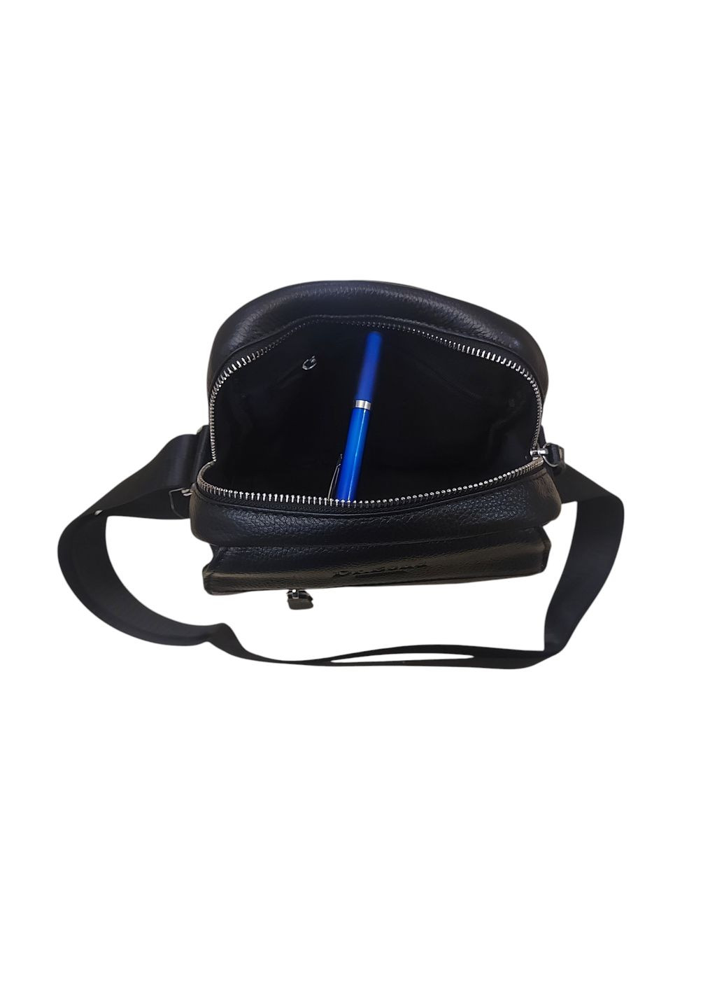 Мужская городская сумка BD2051 черная из натуральной кожи Bond 2051 (316323241)