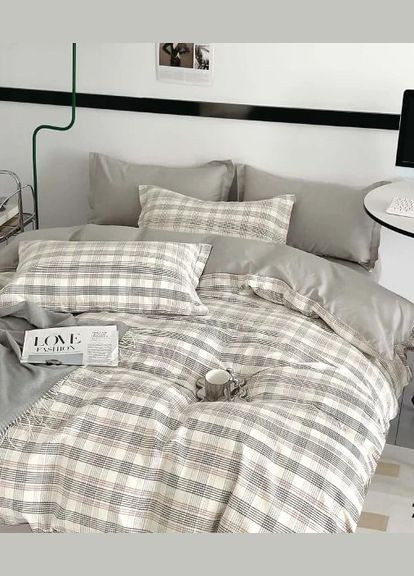 Комплект постільної білизни євро ранфорс 24276 100% бавовна Viluta (334303195)