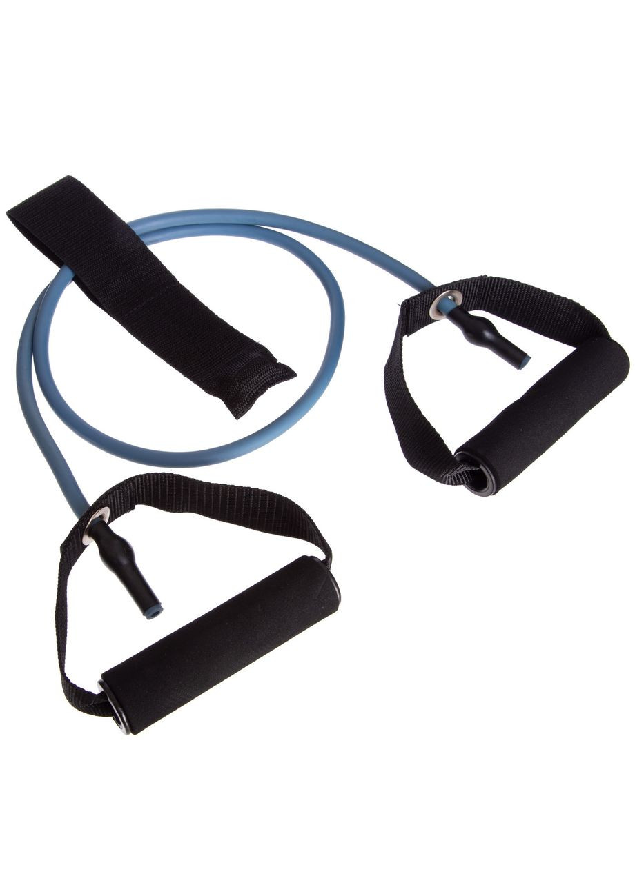 Еспандер трубчастий з ручками з дверним фіксатором 6LB (латекс, d-8,5x6мм, l-120см, синій) (FI-2659-B) SP-Sport (354703557)