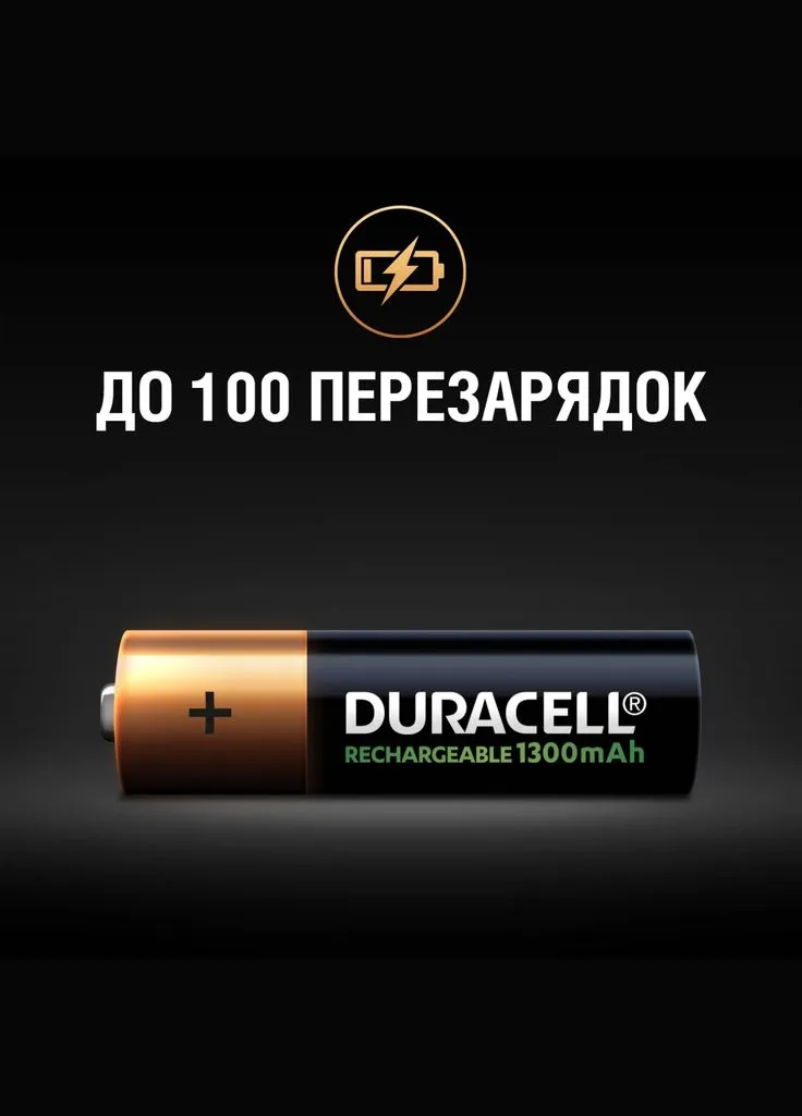 Акумулятор AA HR6 1300mAh * 2 (5000394039186 / 81367175) Duracell (382052446)