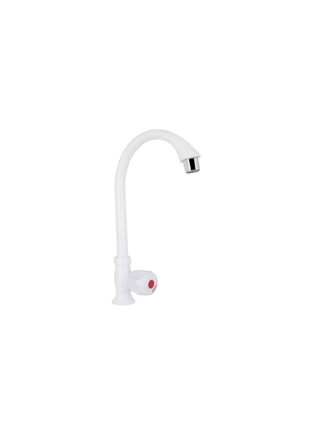 Смеситель на мойку белый Монокран BW 269, BRINBW269 ТМ Brinex (365819856)