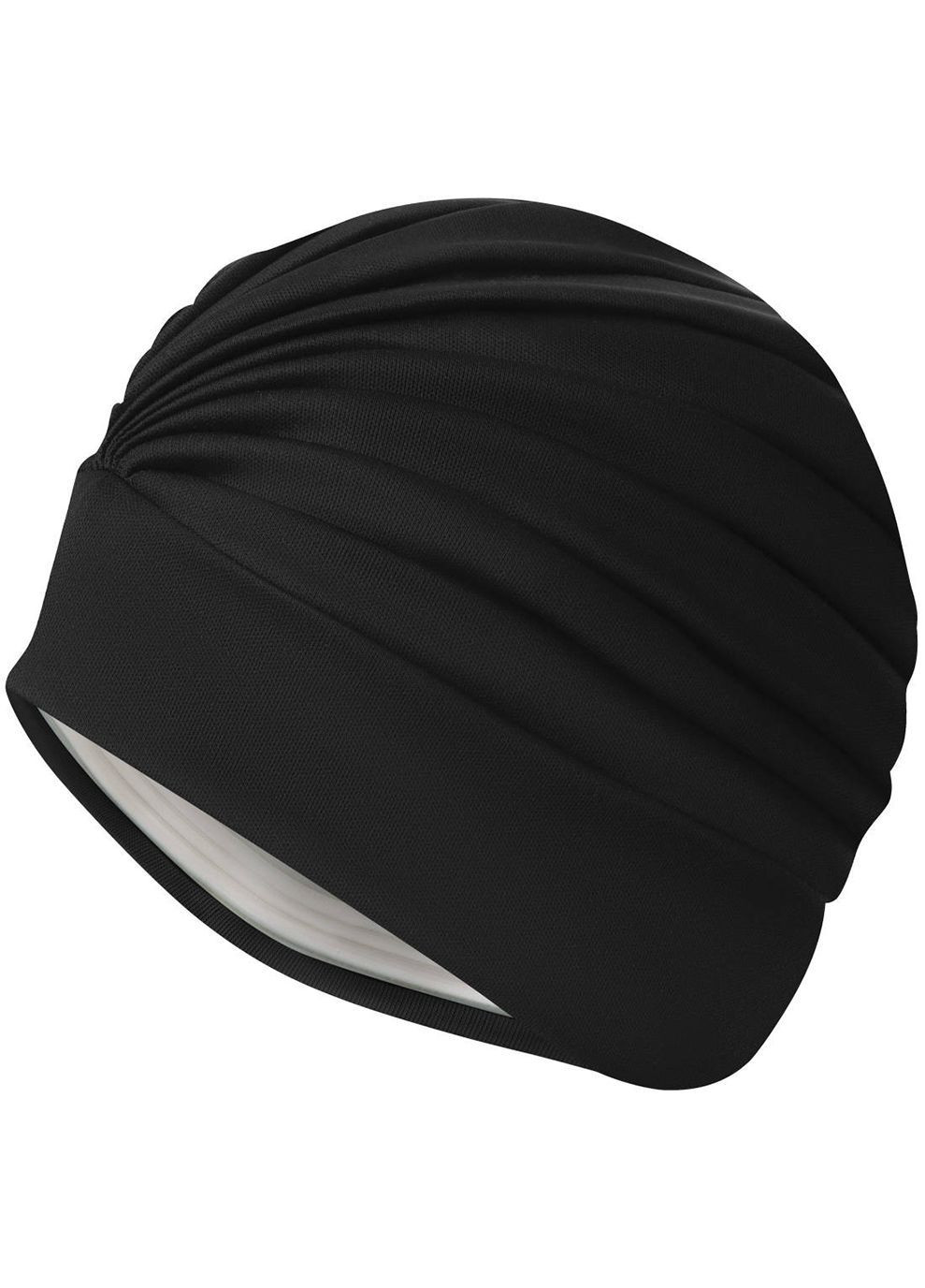 Шапка для плавання TURBAN CAP 9730 Чорний Aqua Speed (282316656)