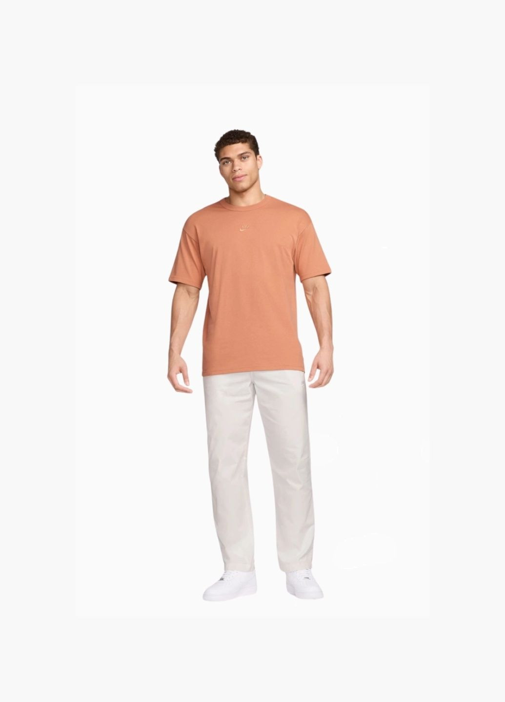 Оранжевая мужская футболка nsw prem essntl sust tee orange do7392-225 Nike