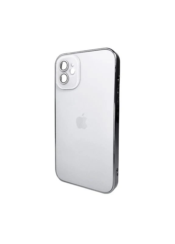 Чехол для смартфона AG Glass для Apple iPhone 12 (AGSappiFRP12White) No Brand Sapphire Frame MagSafe Logo (370646800)