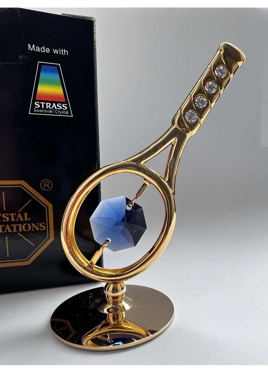 Фігурка з камінням Swarovski Тенісна ракетка 7 см 1601000 Crystocraft (369155250)