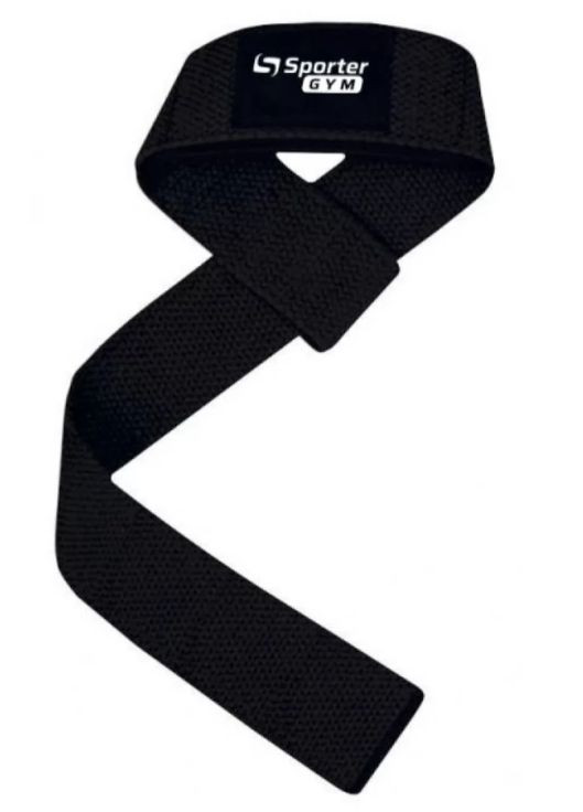 Лямки для тяги WeightLifting Strapt MFA-448 4D Черные Sporter (351863333)