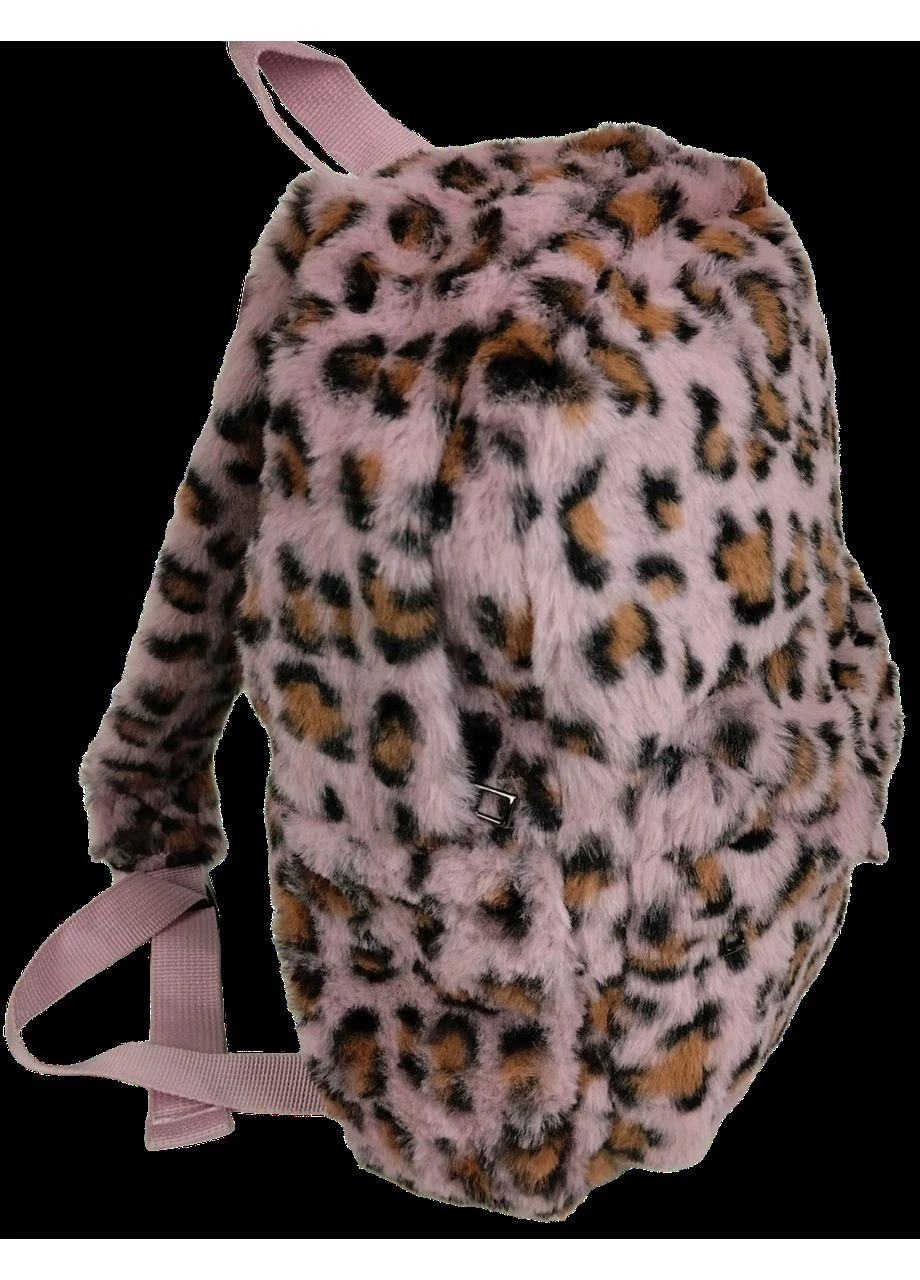 Унисекс Детский Рюкзак Городского Типа С Леопардовым Принтом Полиэстер My Fluffy Backpack Seli No Brand (390703401)