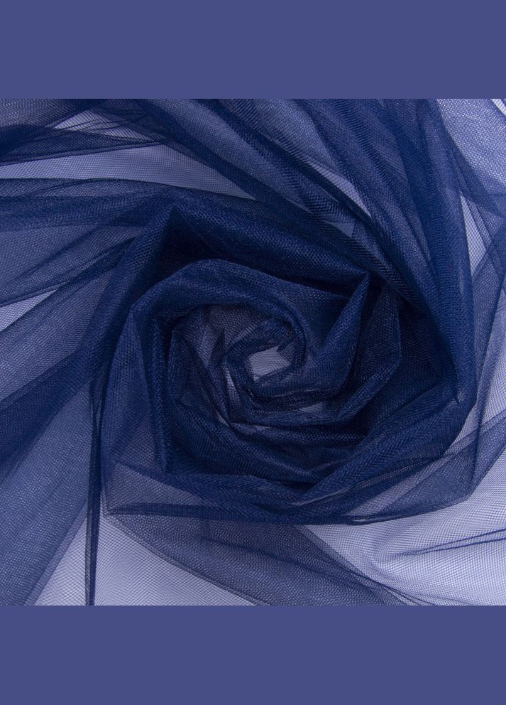 Тканина декоративна фатин 2.7 м'який т/синій IDEIA (275870937)