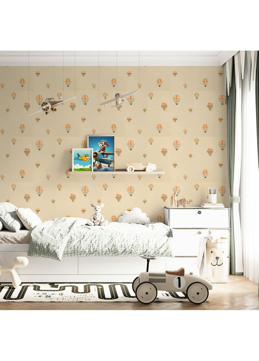 Панель стінова 3D 700х700х4мм Повітряні кулі рогожка SW-00001973 Sticker Wall (362094999)