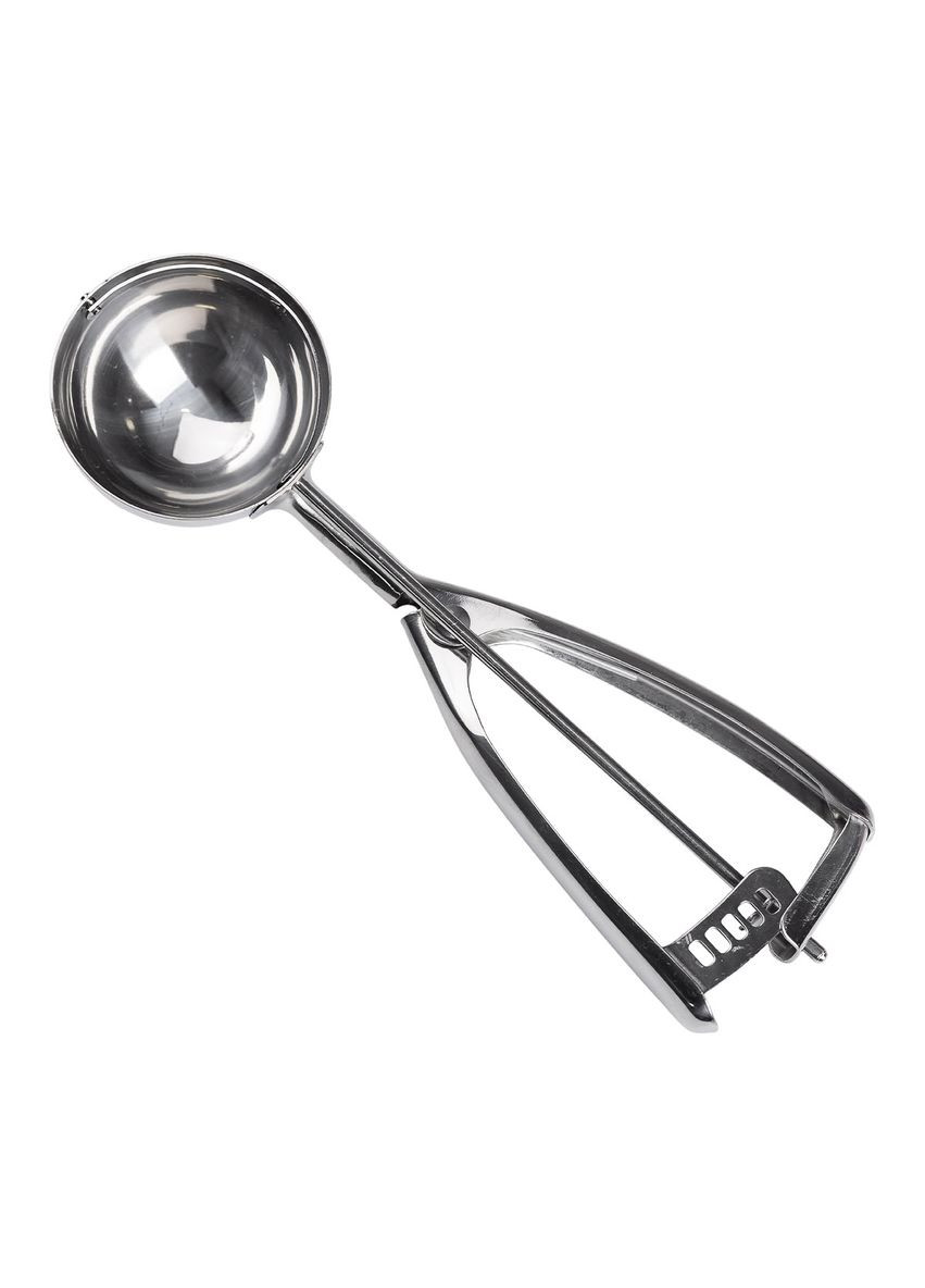 Кругла ложка для морозива з нержавіючої сталі 22х6,5 см для кафе та будинку формувальник десертів ProDobro (364192334)