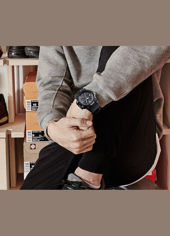 Чоловічий спортивний наручний годинник 1155 з підсвічуванням камуфляжний годинник з будильником(BRT) Skmei (362412094)