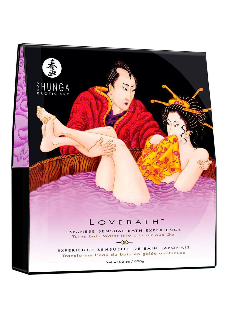 Гель для ванни LOVEBATH – Sensual Lotus 650гр, робить воду ароматним желе зі SPA ефектом Shunga (291439274)