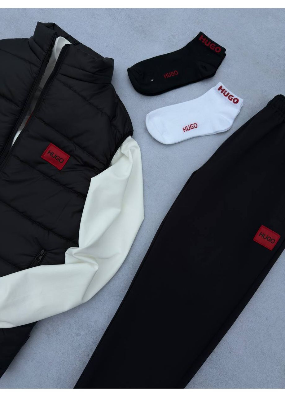 Набор: жилет-кофта-штаны 2 пары носков в подарок! No Brand (359227105)