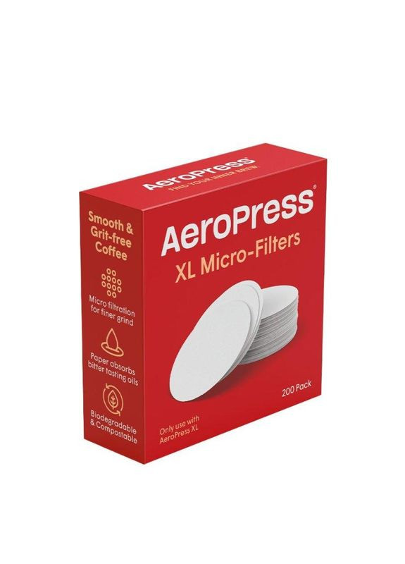 Фільтри Aeropress XL 200 шт. для Аеропрес (R-XLFCS-VS) No Brand (314455056)