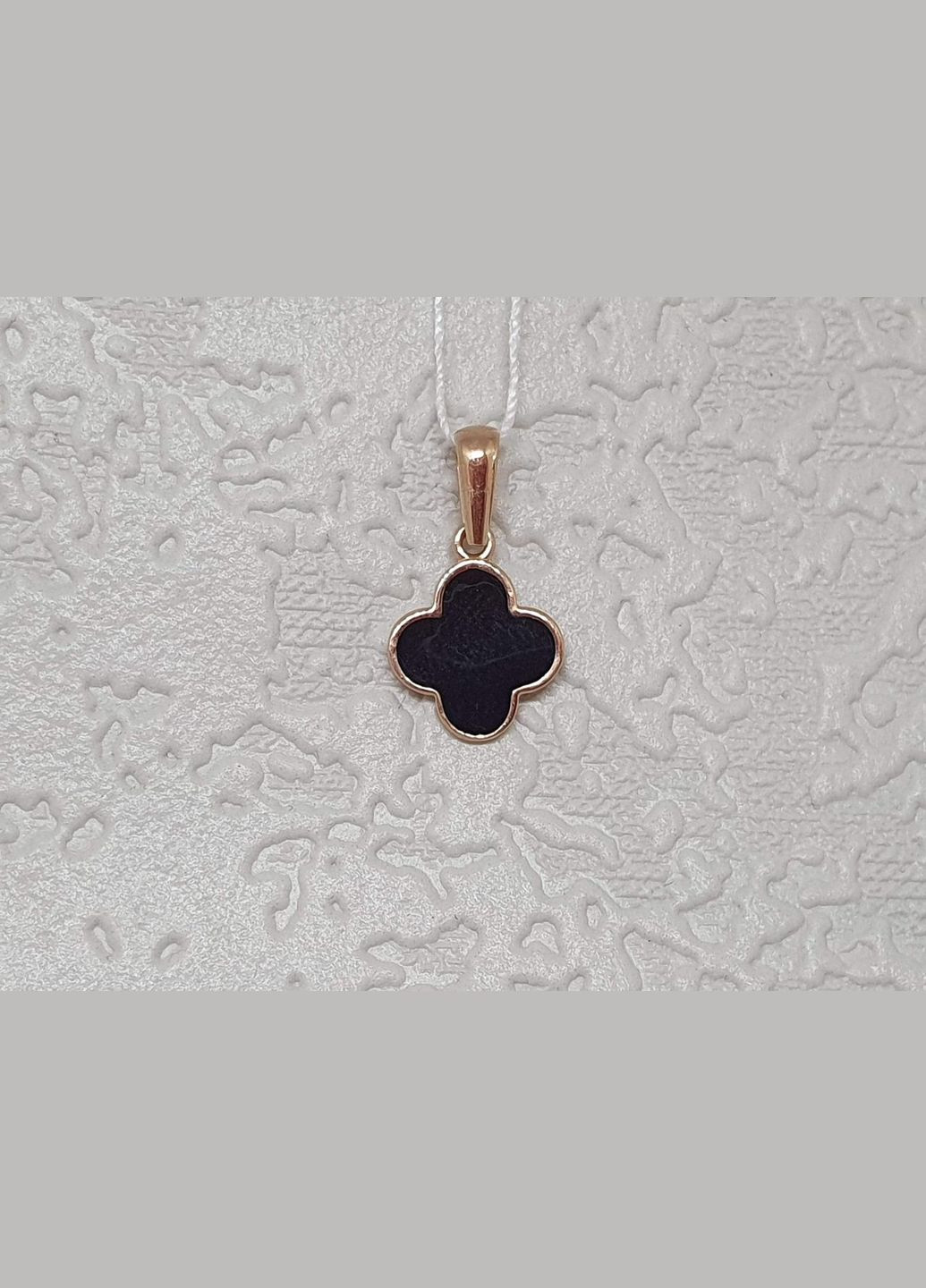 Золотая подвеска Клевер с эмалью. 310034 FAVORITUM (303700091)