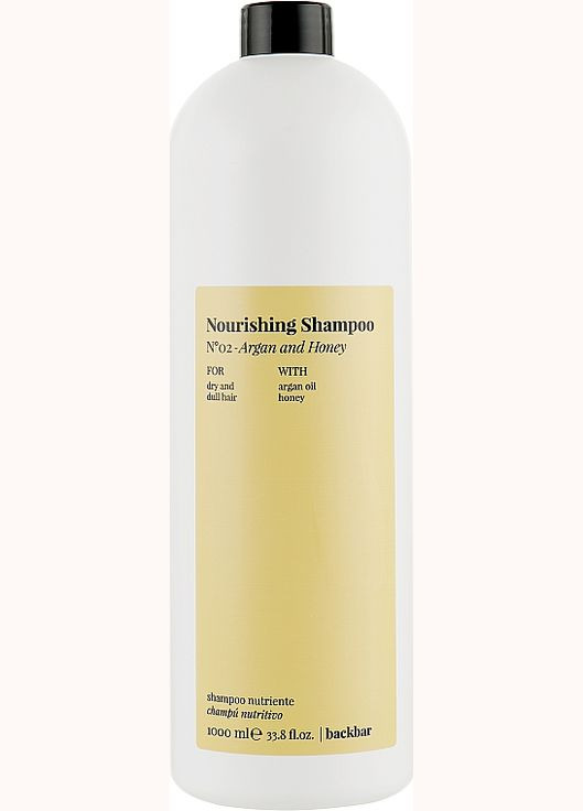Шампунь "Арганія і мед" Back Bar No2 Nourishing Shampoo Argan and Honey 250ml (864520-132448) FarmaVita (368614404)