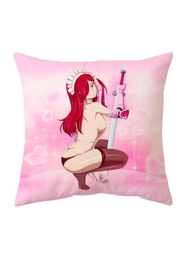 Подушка аніме Ельза Хвіст Феї двостороння см (p0546) No Brand (326996515)