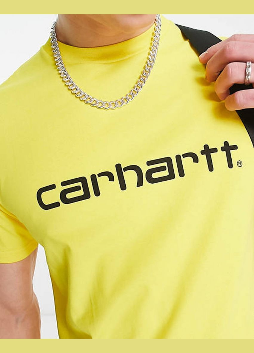 Жовта футболка Carhartt 126730033 yellow