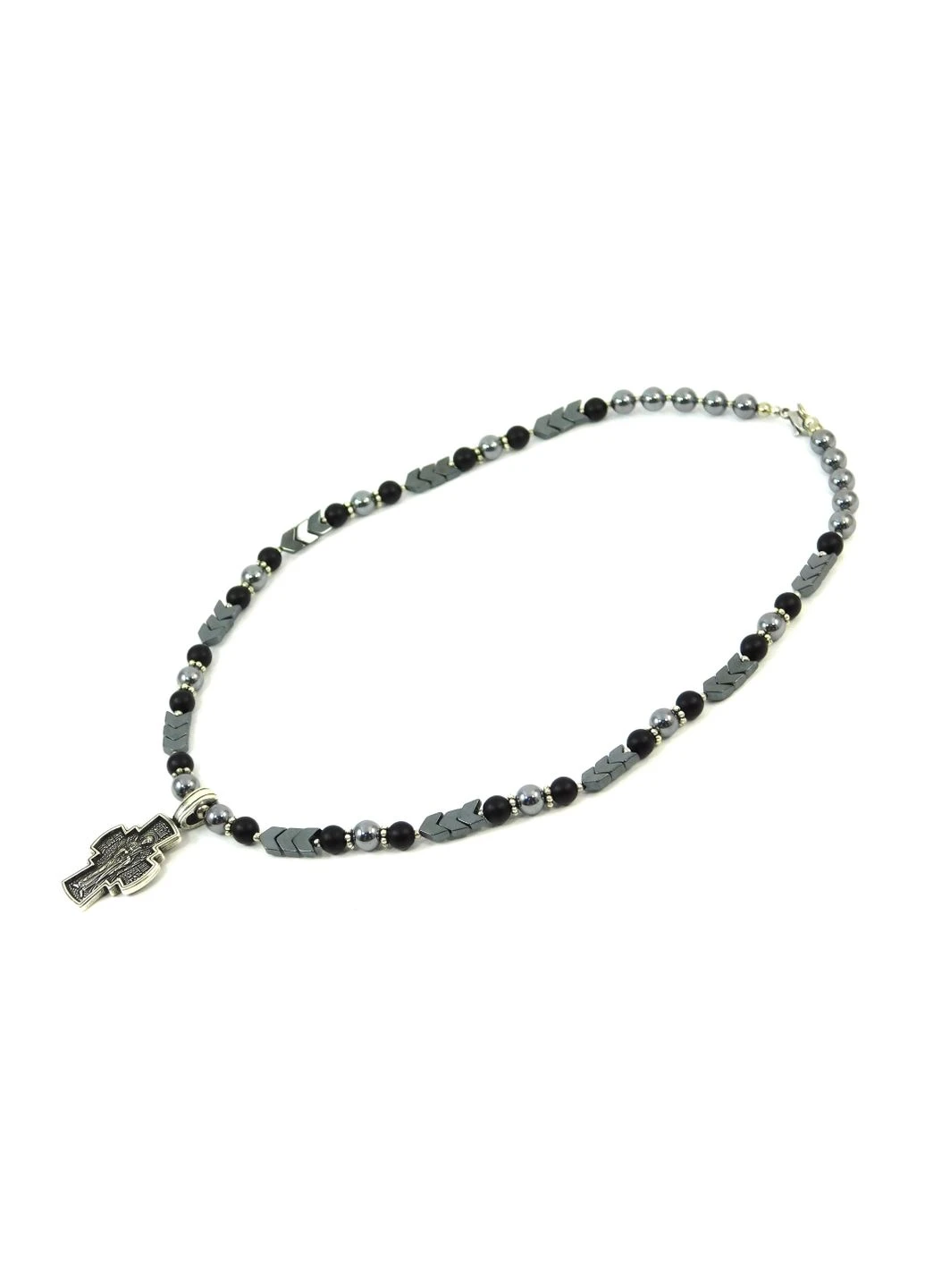 Намисто "Ренесанс" Шунгіт, Гематит Fursa fashion (322313887)