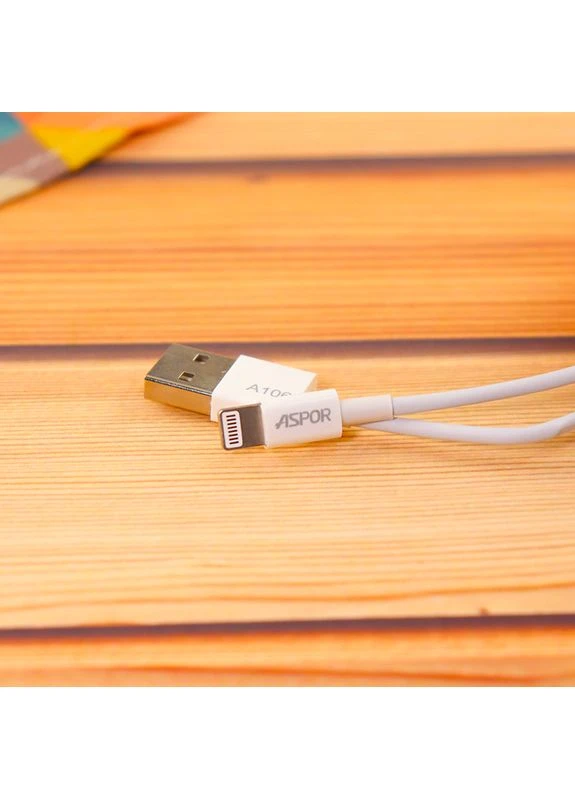 Кабель USB Lightning 1.2м Eco для зарядки iPhone и передачи данных 2.1A ProDobro (367834089)