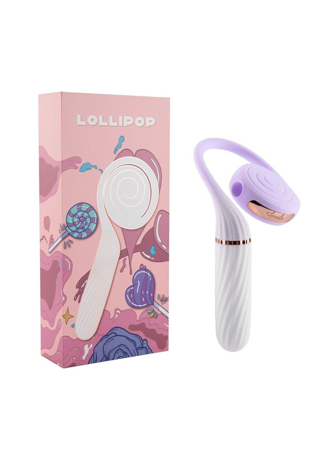 Пульсатор з вакуумною стимуляцією LOLLIPOP Purple Otouch (315497853)