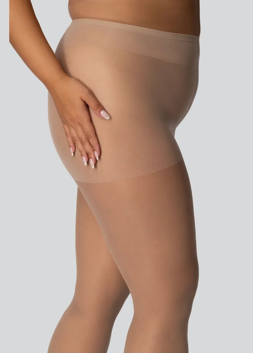 Жіночі колготки великого розміру з ущільненою стопою Mona (322691823)