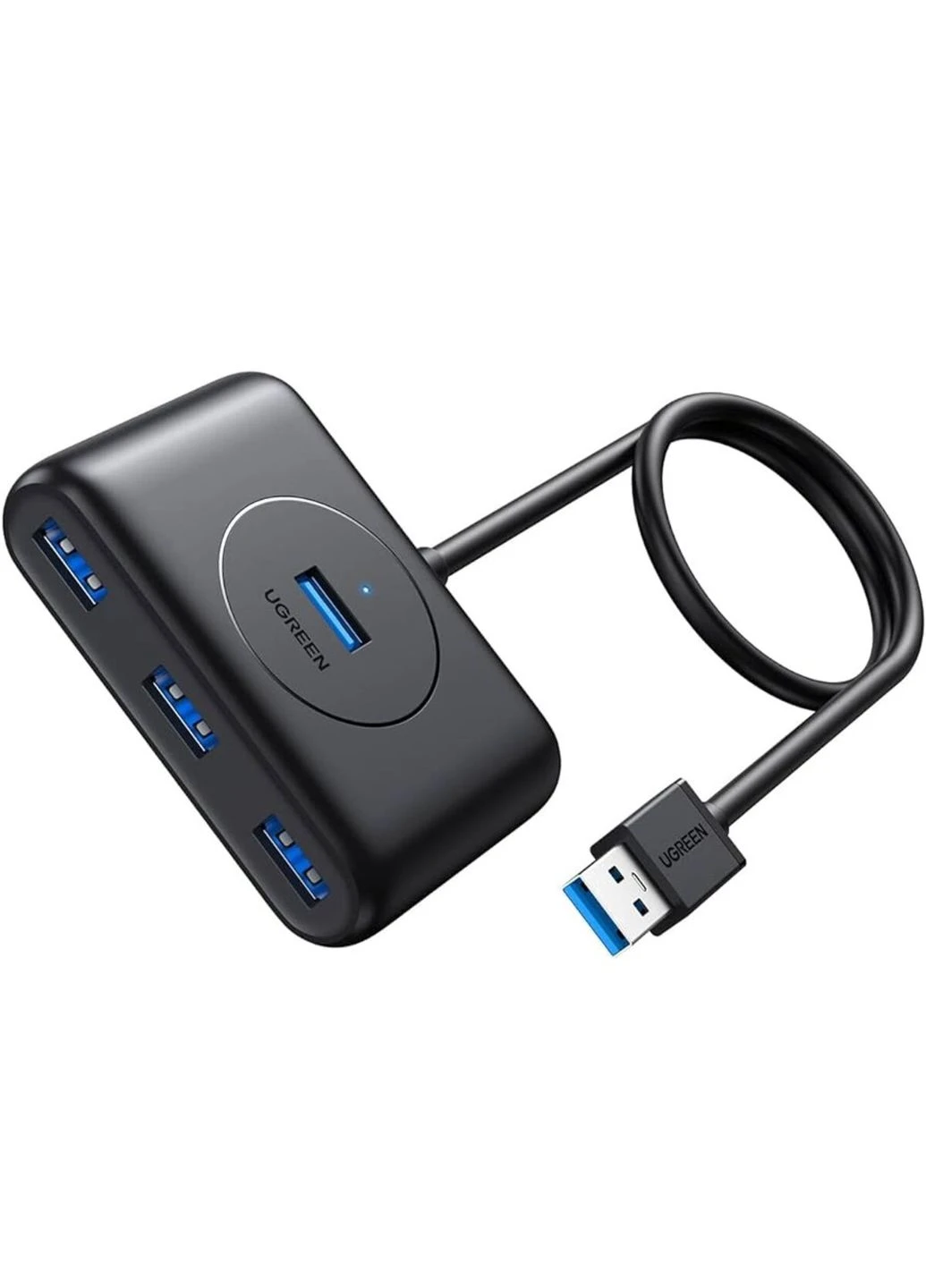 USB-хаб USB 3.0 Hub 1m (Black) (UGR-20291) Ugreen CR113 (347645780)