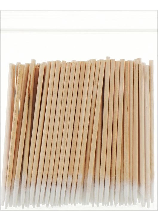 Остроконечные деревянные палочки с хлопковыми наконечниками, 100 шт. 100шт (1205637-27064538) Kodi Professional (365799898)