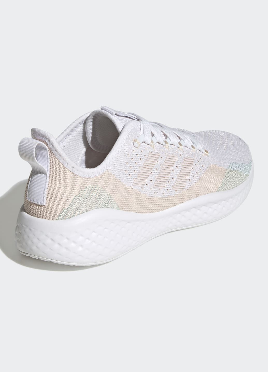 Белые всесезонные кроссовки для бега fluidflow 2.0 adidas