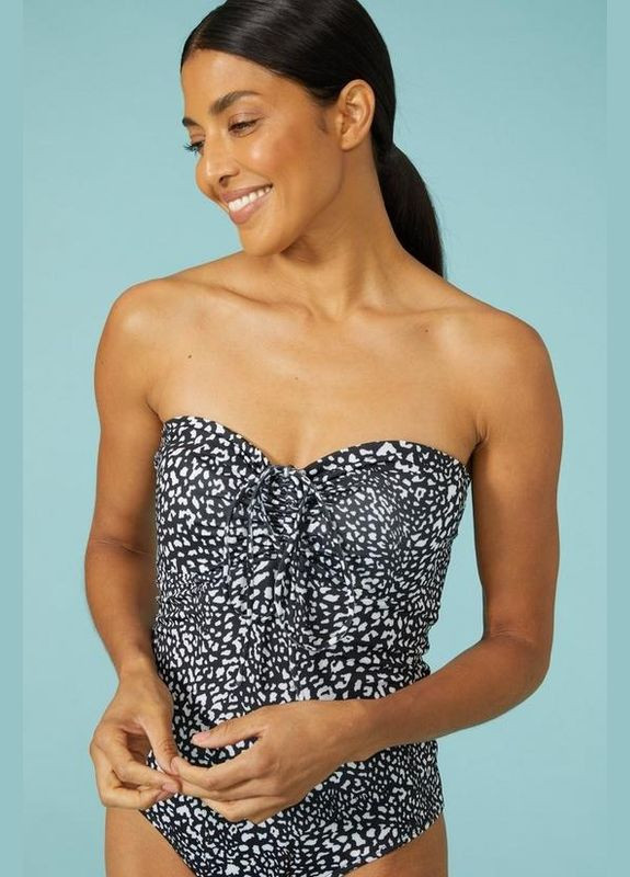 Черный летний купальник слитный Mantaray