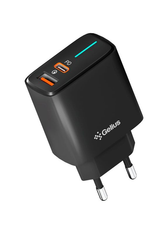 Зарядное устройство для Radiance GP-HC058 25W (1Type-C+ 1USB-A) Black (98756) Gelius (328200957)