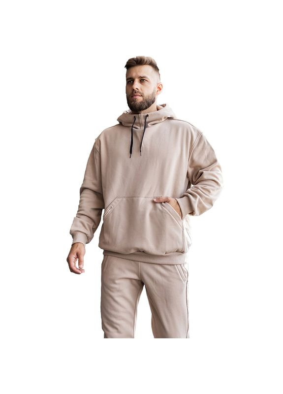 Тепле худі зі швами навиворіт Perfomance AM2 Бежовий, (06399629) TOTALFIT (323019496)