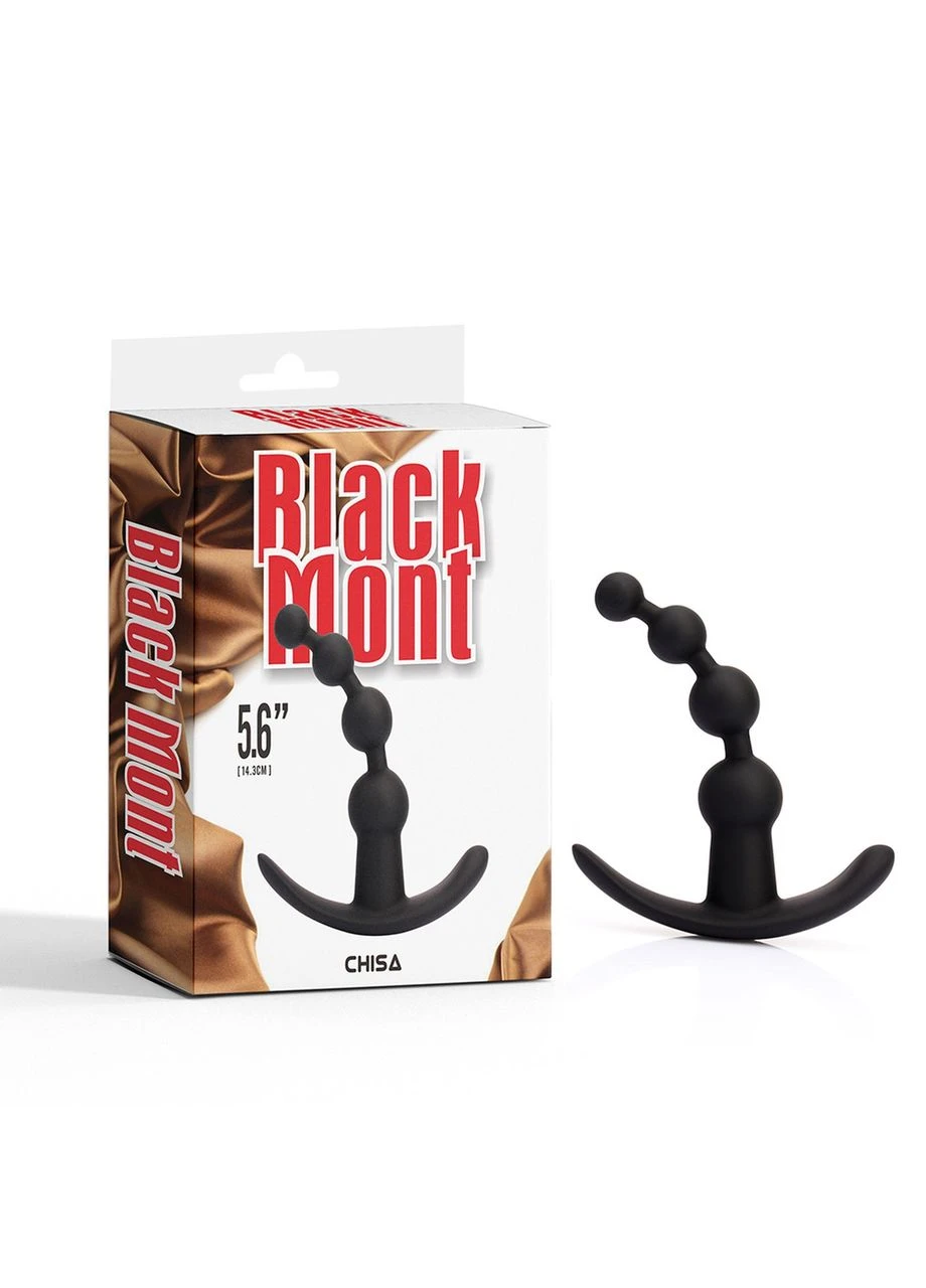 Анальная ёлочка Black Mont, чёрная Chisa (383119840)