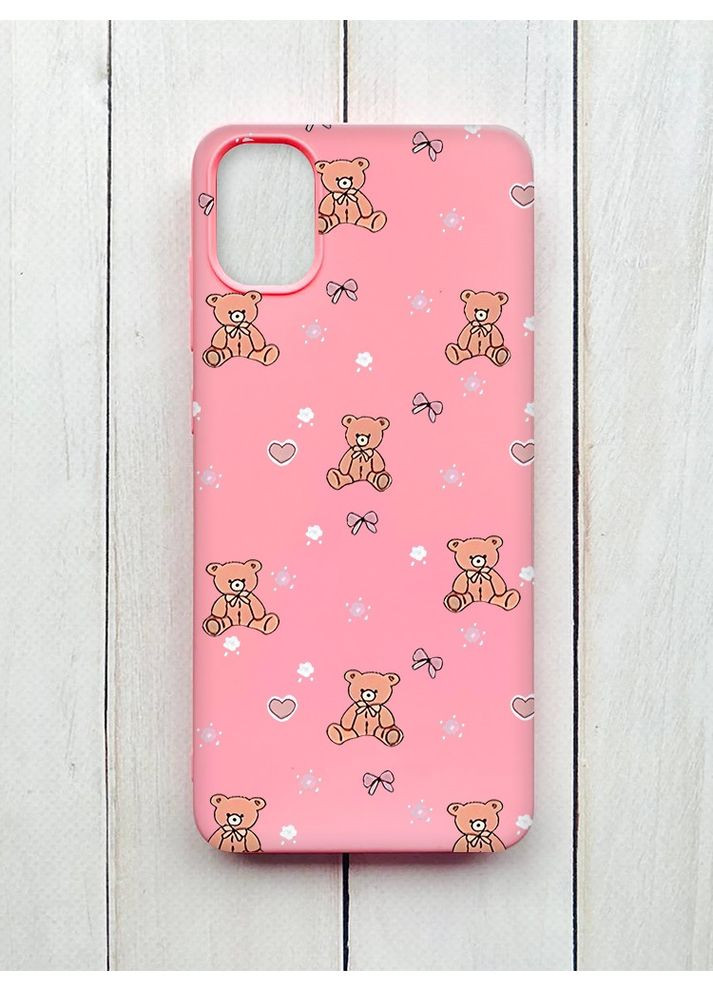 Матовый чехол на Samsung Galaxy A05 (A055) Ведмежата (принт 418) Creative (361112831)