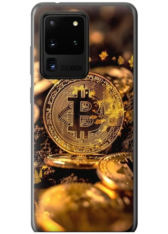 2D пластиковый чехол 'Золотая лихорадка биткойна' для Endorphone Samsung Galaxy S20 Ultra (289532343)